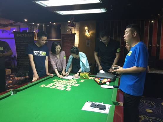 图片包含 台球桌, 台球厅, 人员, 室内已生成极高可信度的说明