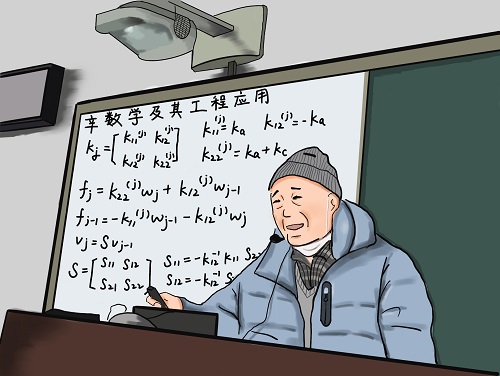 向钟万勰院士致敬！大工青年有“画(话)”说