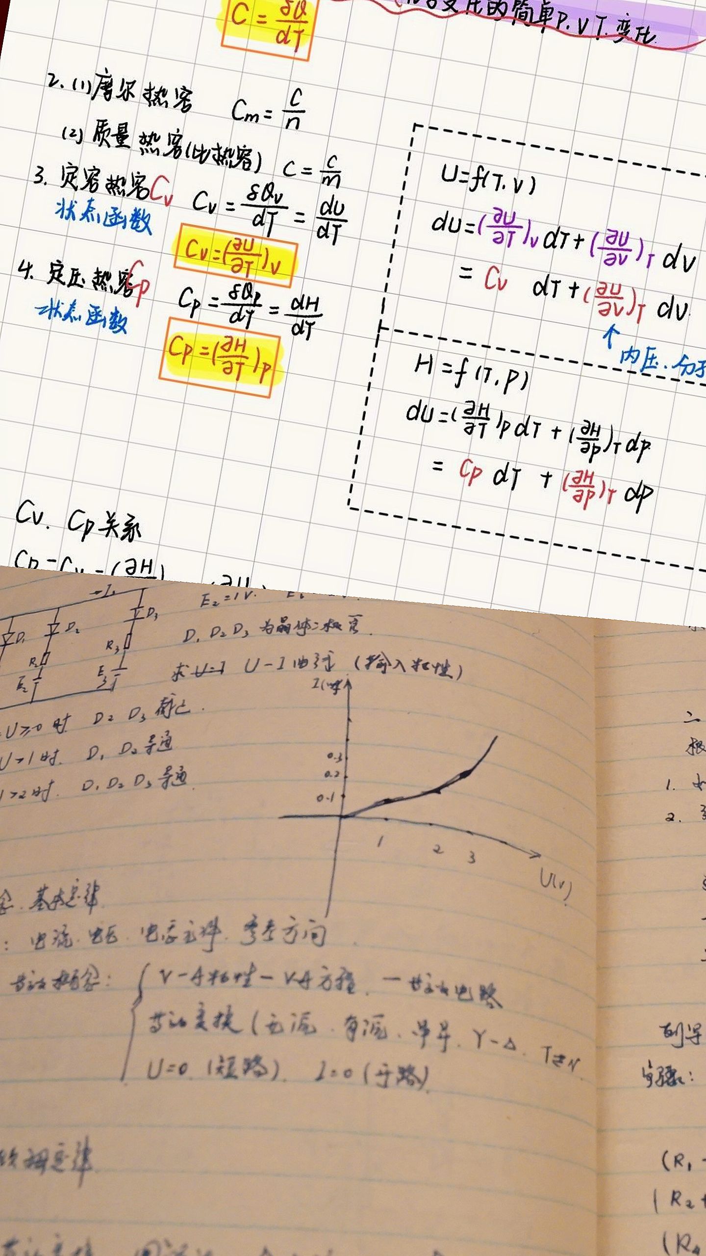 大工学子笔记跨世纪对比，在一笔一划中感受知识的力量。