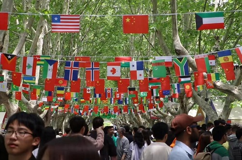 大连理工大学第六届国际文化节，520的校园不一young！